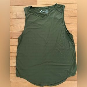 Zyia Olive Horizon Muscle Tank